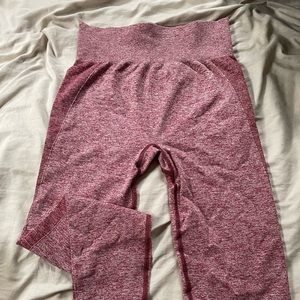 Gymshark Flex High Waisted Leggings - Burgundy Marl